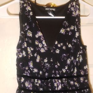 Dark Flower Sundress